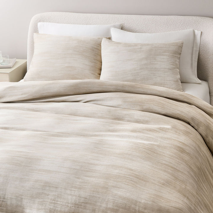 Silky TENCEL Striated Duvet Cover-King