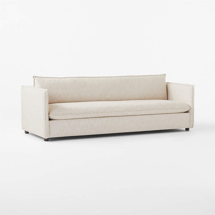 CORROY 92.75" NATURAL LINEN SOFA