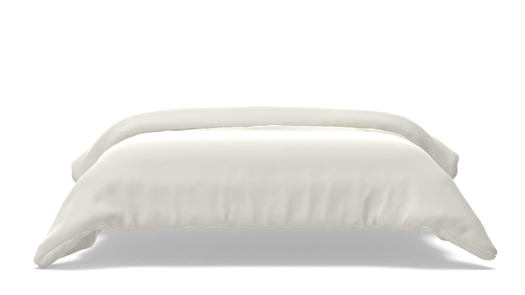 Organic Washed Cotton Percale Duvet Cover-Queen