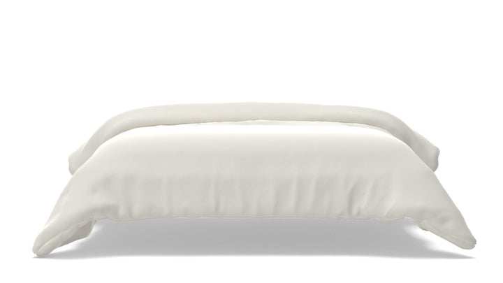 Organic Washed Cotton Percale Duvet Cover-Queen