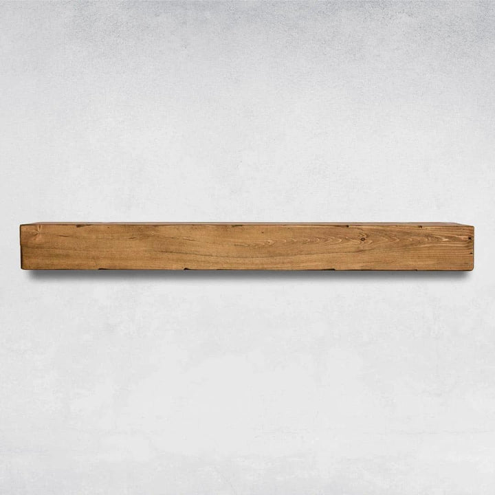 Melodye Rustic Fireplace Shelf Mantel