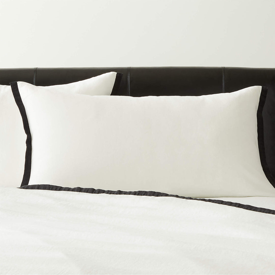 European Flax Linen Duvet Sham Set of 2-King