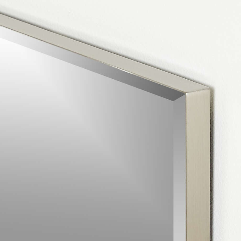 Edge Silver Rectangle Mirror
