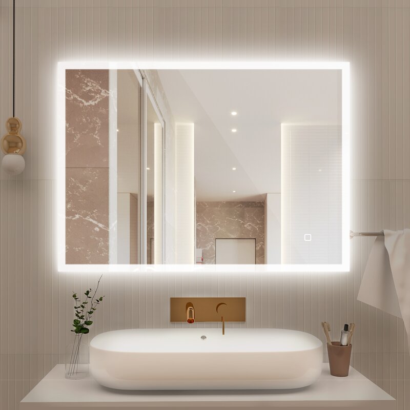 Smart Frameless Led Illuminated Bathroom Mirror