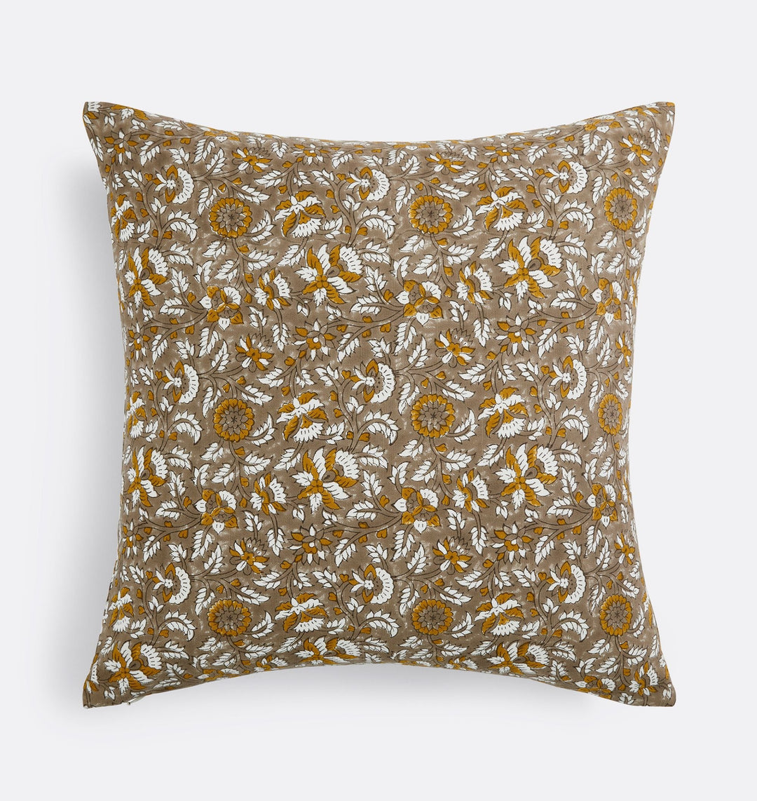 Botanical Block Print Pillow