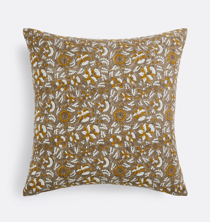 Botanical Block Print Pillow