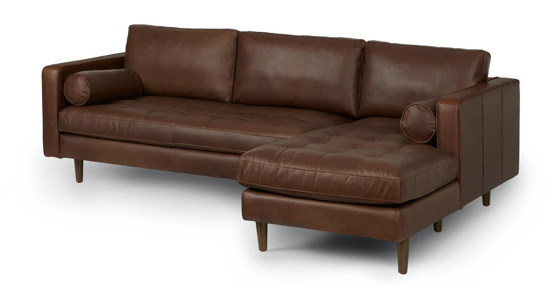 Sven Charme Chocolat Right Sectional Sofa