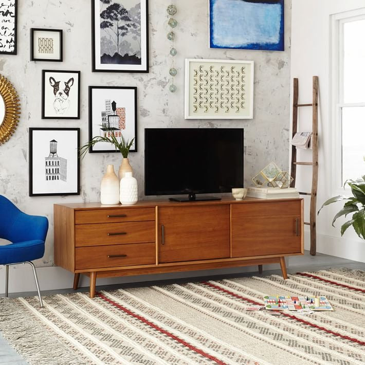 Mid Century Media Console