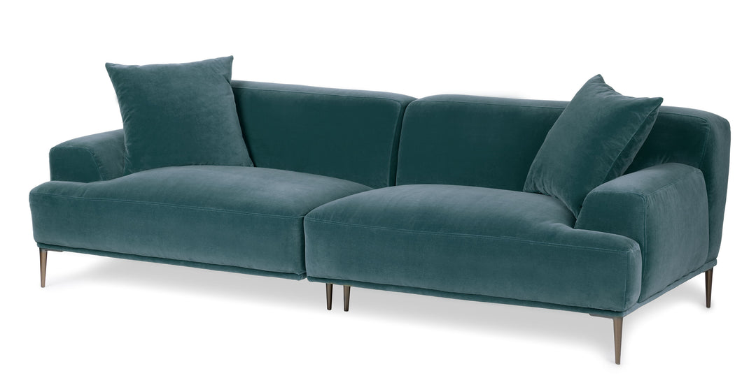 Abisko Plush Pacific Blue Sofa