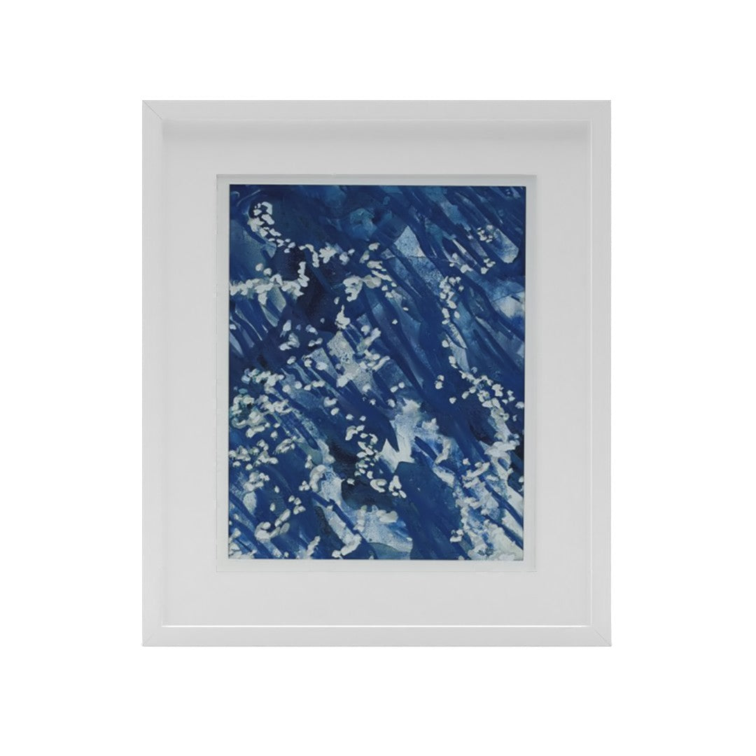 Crashing Waves Series II with frame 18.25x21.25