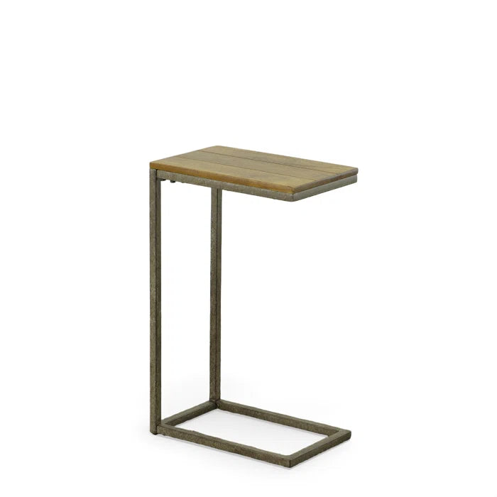 Kazik Solid Wood Top End Table