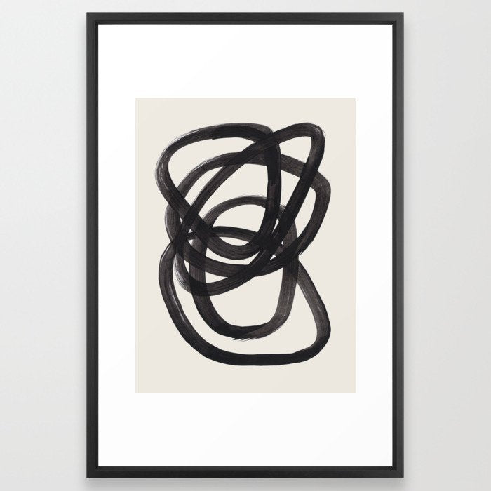 Mid Century Modern Minimalist Abstract Art