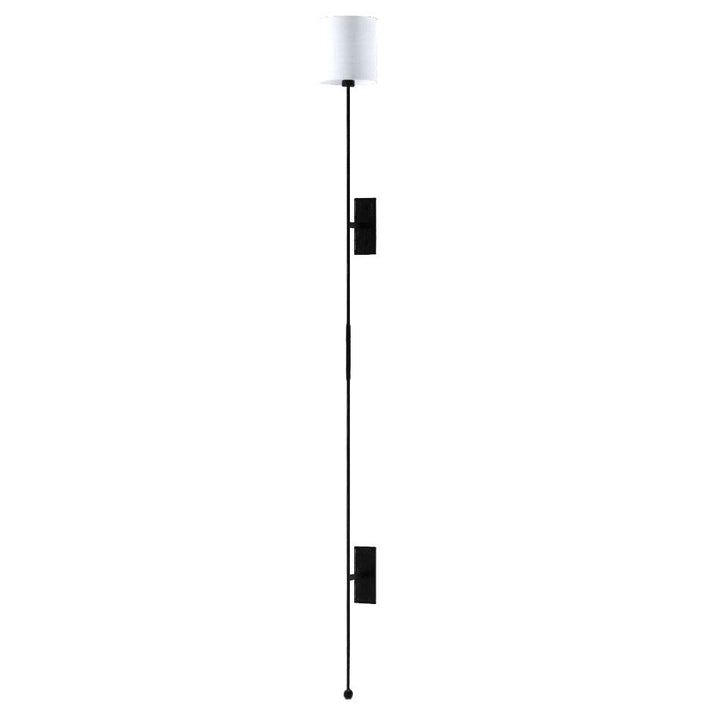 Leggero Black Pole Wall Sconce