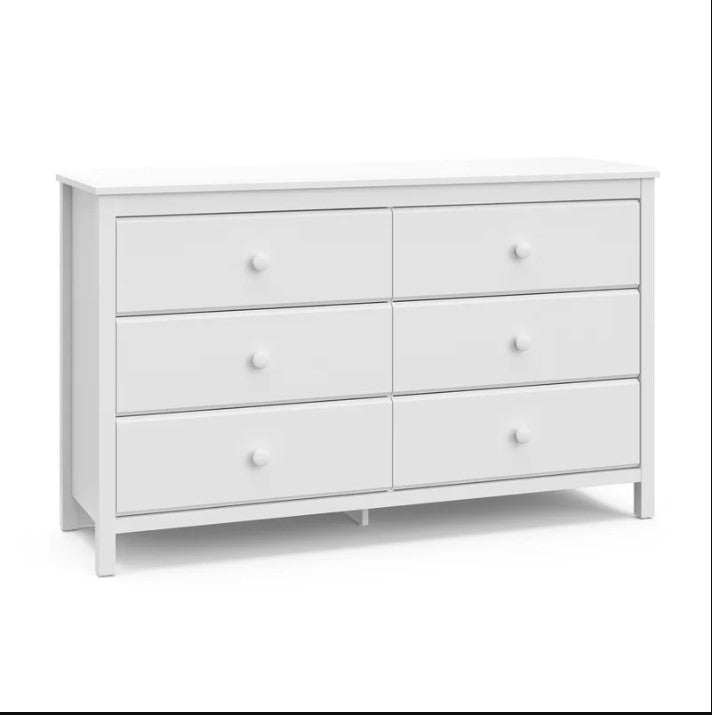 Alpine 6 Drawer Double Dresser