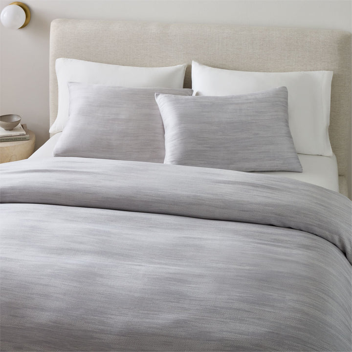 Silky TENCEL Striated Duvet Cover King