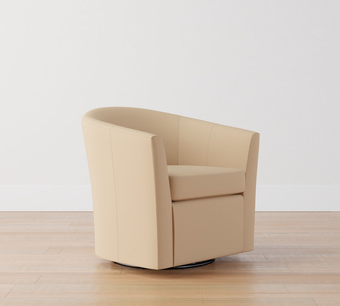 Hyde Upholstered Swivel Armchair