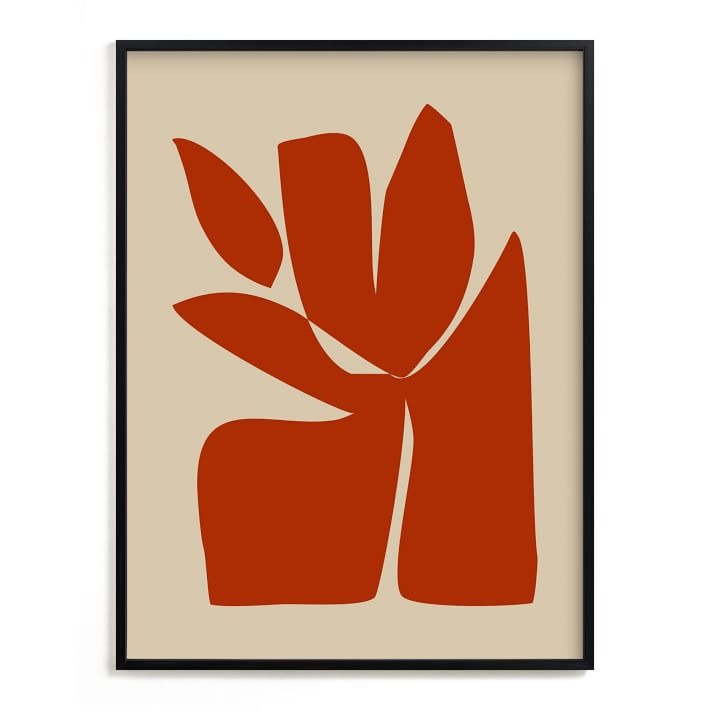 Sculpt Framed Wall Art With Frame 30"x40"