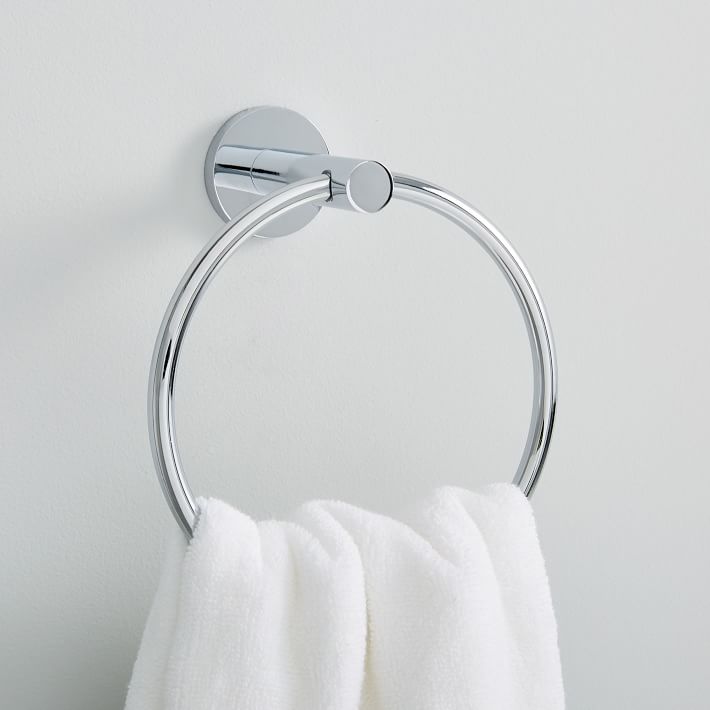 Modern Overhang-Towel Ring