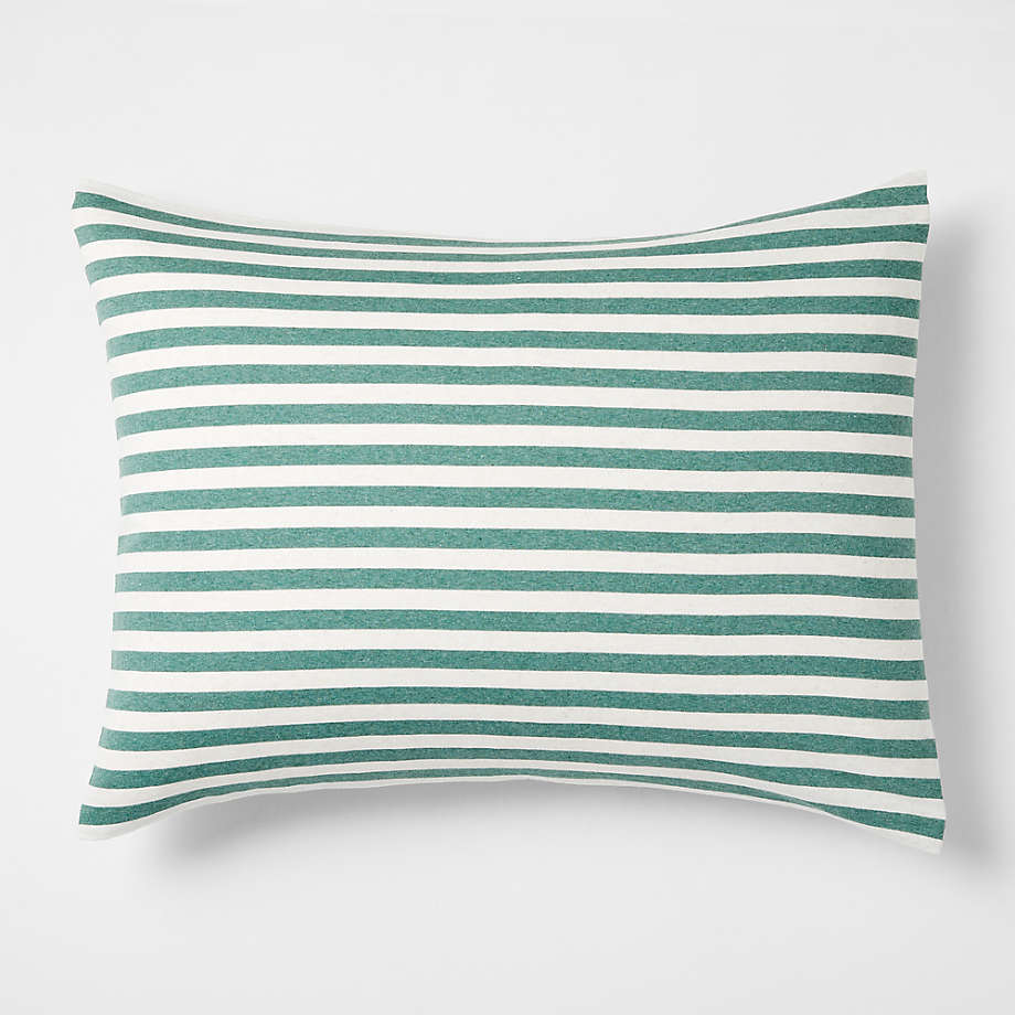 Comfy Tee Green Cotton Jersey Kids Pillow sham