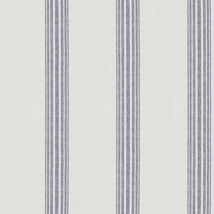 Riviera Striped Linen Cotton Cordless Roman Shade-44"x64"