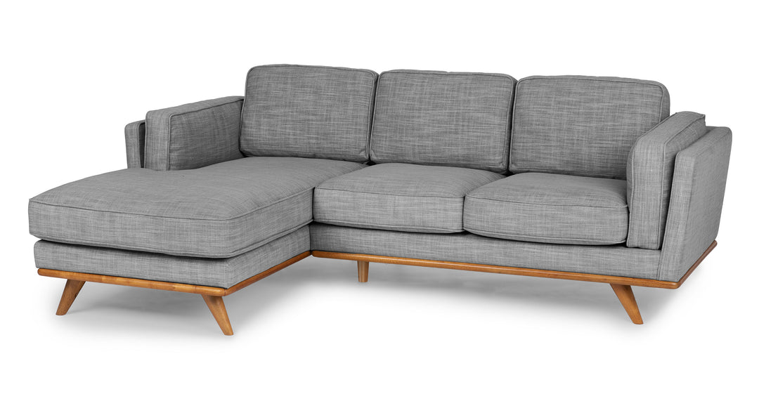 Timber Pebble Gray Left Sectional