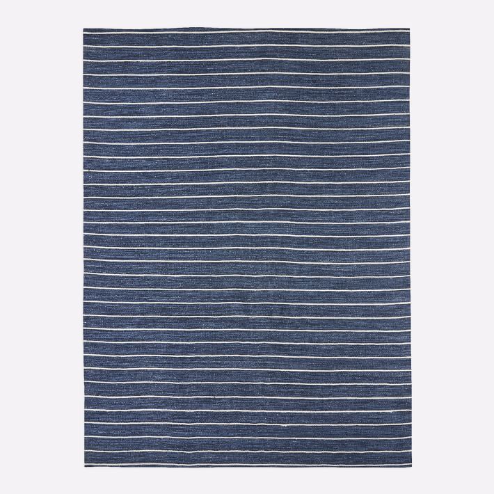 Cord Stripe Indoor Rug Midnight 8'x12'