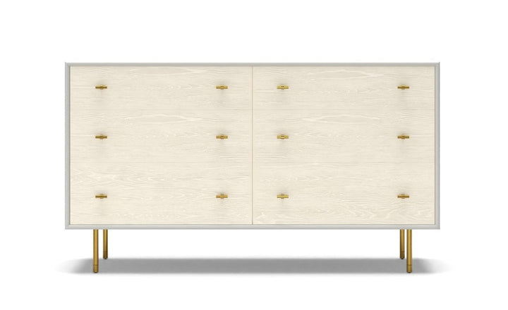 Modernist Wood and Lacquer Drawer Dresser Winter Wood