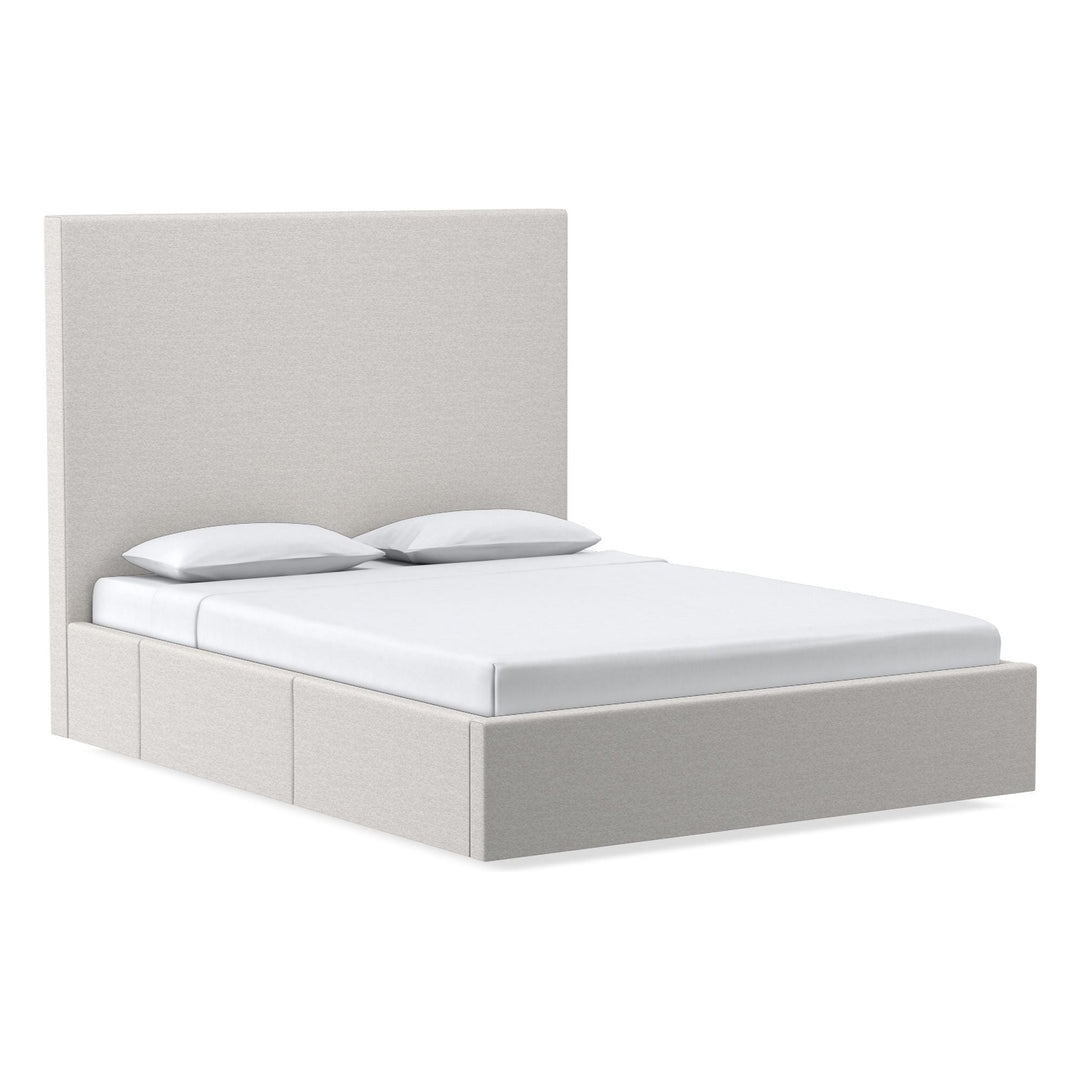 Emmett Nontufted Side Storage King Bed