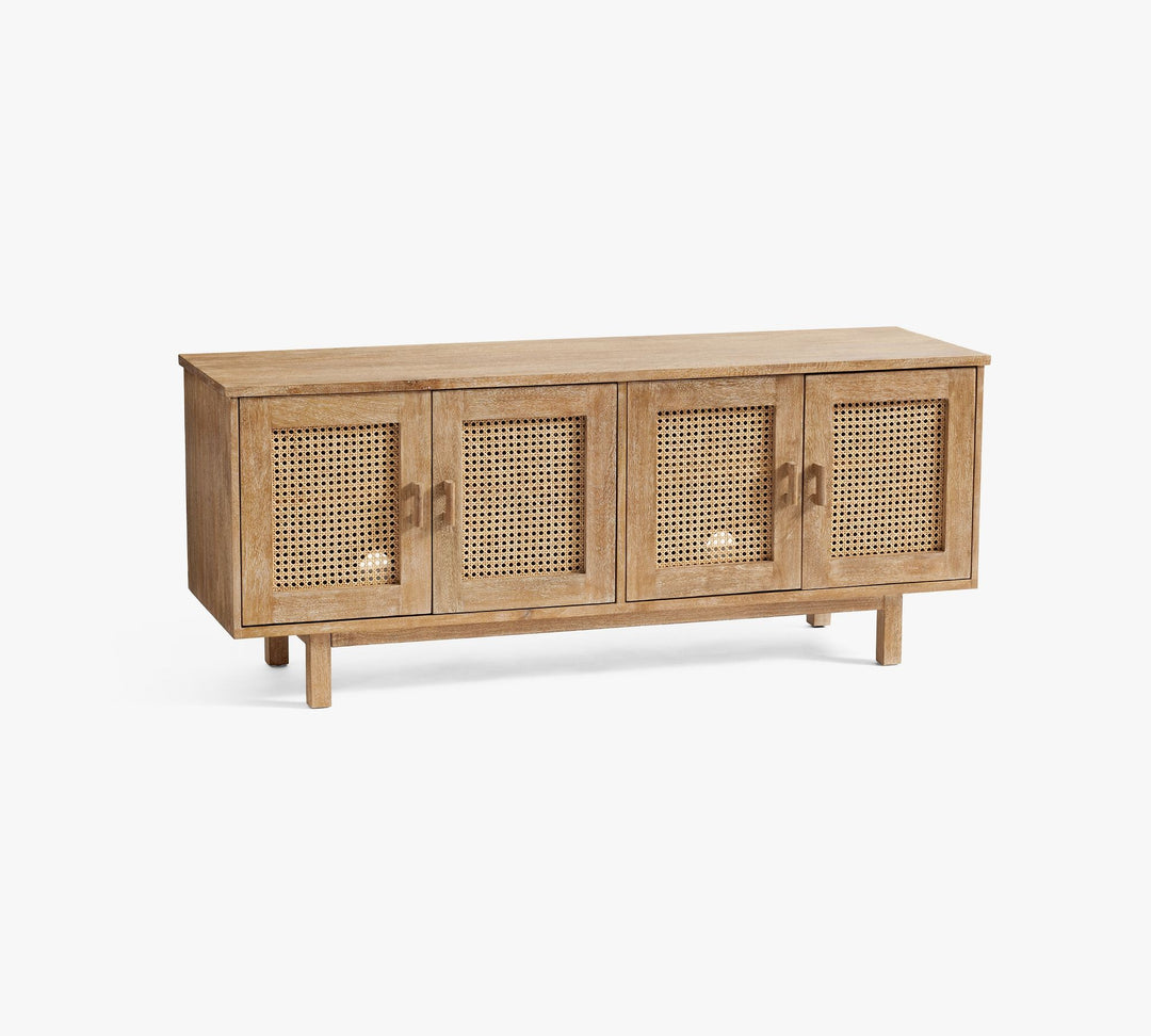 Tiburon Rectangular Cane Media Console