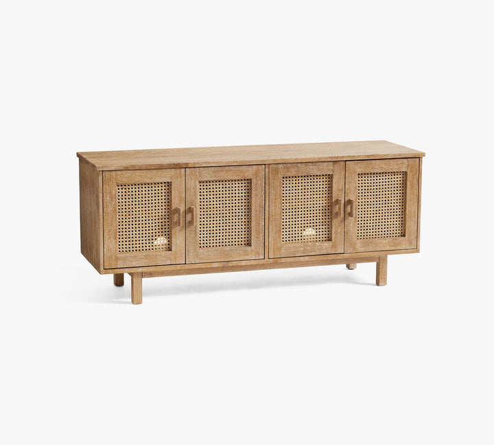 Tiburon Rectangular Cane Media Console
