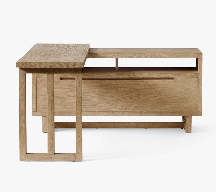 Portola L Shape Rotating Desk-Left