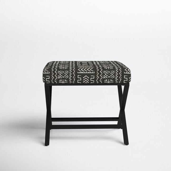 Castel Square Geometric Standard Ottoman
