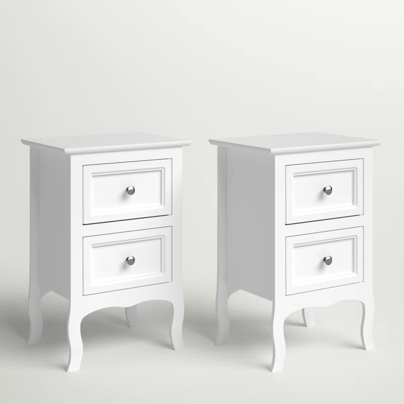 Authement Manufactured Wood Nightstand Set of 2