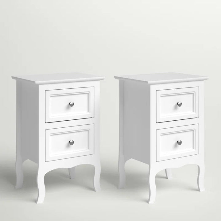 Authement Manufactured Wood Nightstand Set of 2