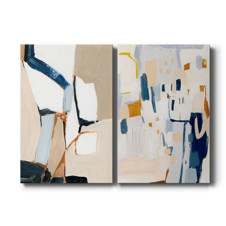 Diagramme  On Canvas 2 Pieces Painting