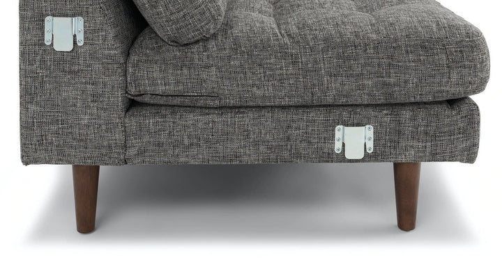 Sven Briar Gray Left Sectional Sofa