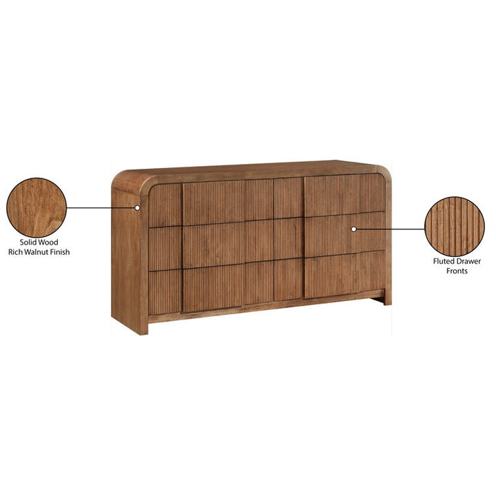 Fluted 6 - Drawer Dresser