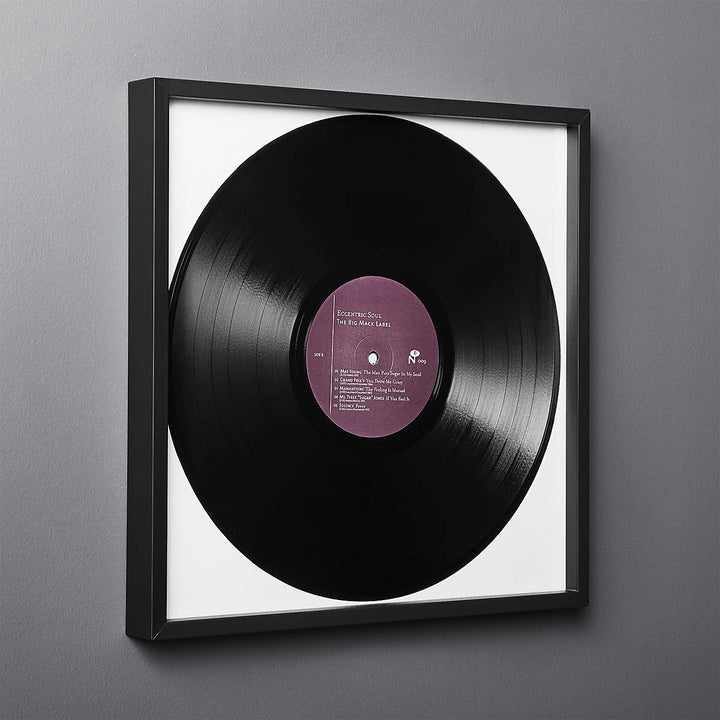 Gallery Black Record with Frame-12.75x12.75