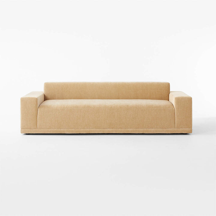 Faible 100 Wheat Performance Velvet Sofa