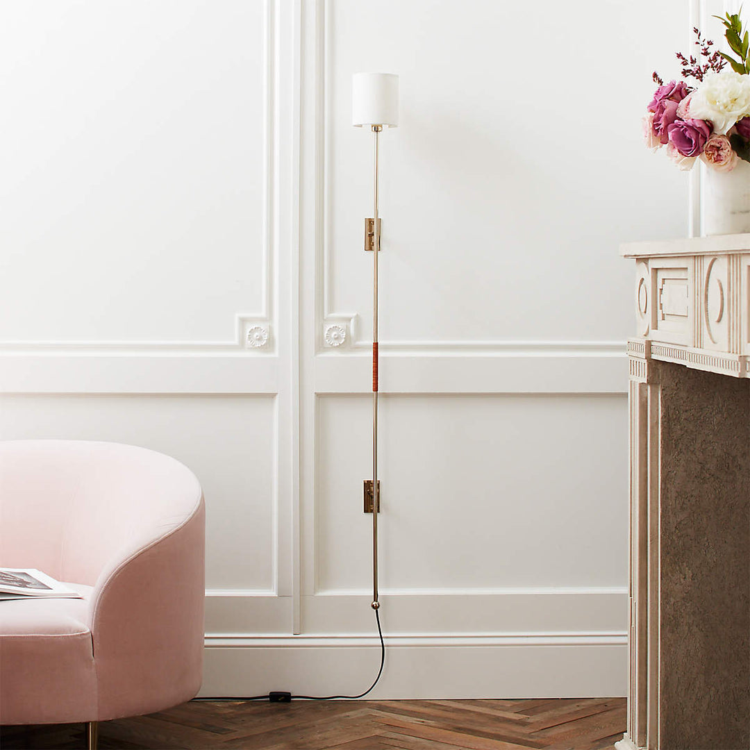 LEGGERO CHAMPAGNE POLE WALL SCONCE