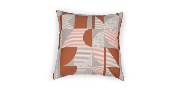 Molbo Jacquard Red Pillow With Insert-22"x22"