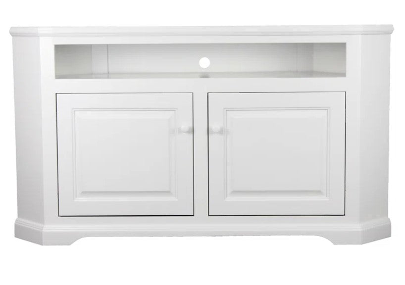 Inouye Solid Wood Corner TV Stand