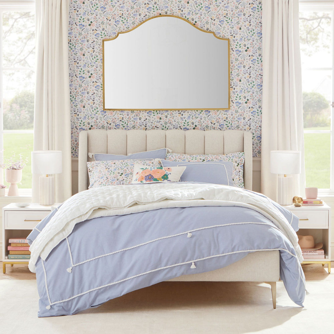 Avalon Channel Stitch Upholstered Bed