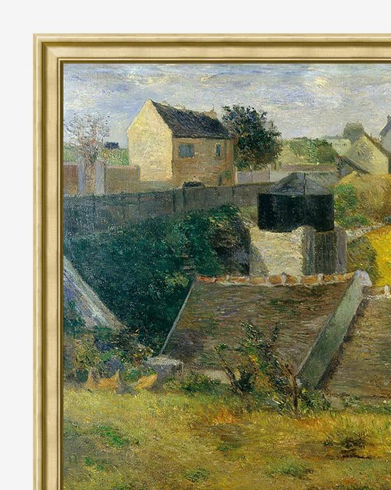 Village Impression With Frame 20.75"x15.75"