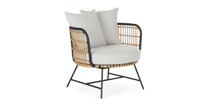 Onya lily white lounge chair