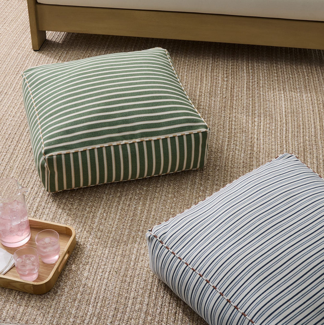 Outdoor Marine Stripe Floor Pillow