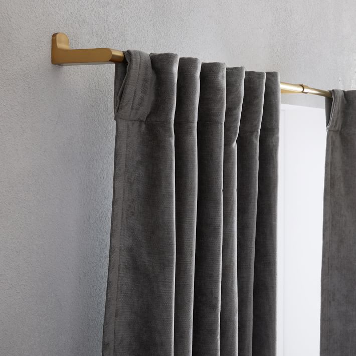 Worn Velvet Curtain