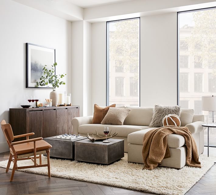 Pieced Suede Pillow Covers Without Inserts Camel