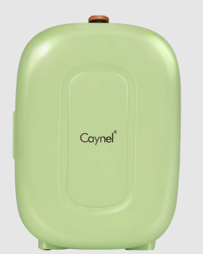 Caynel 5L Portable Retro Mini Fridge 6-can Mini Refrigerator
