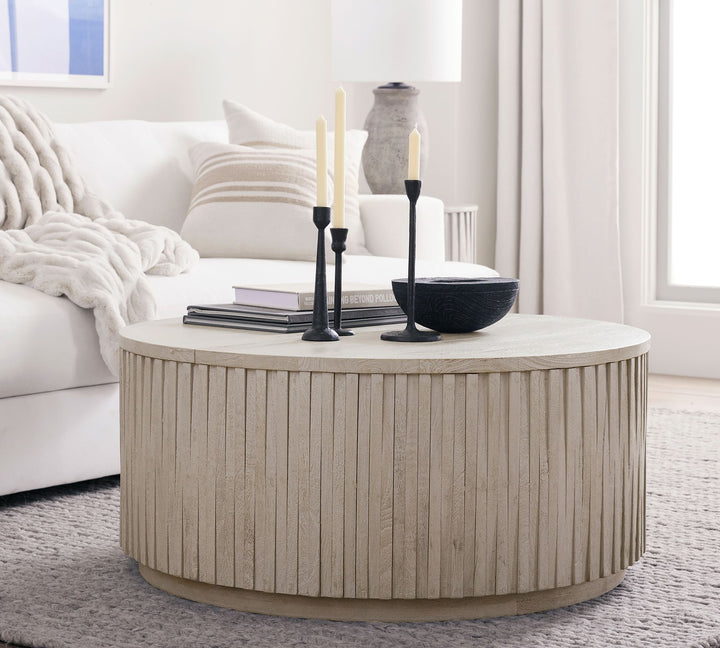 Coloma Round Storage Coffee Table